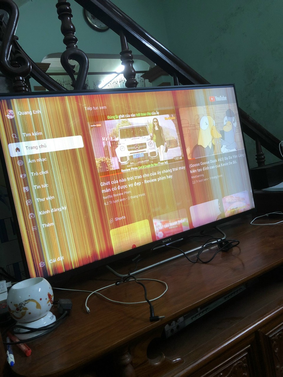 Sửa Tivi LG Bị Chập Màn Hình