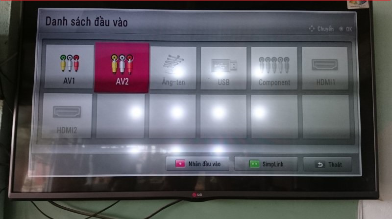 Tivi ASANZO Bị Đốm Sáng