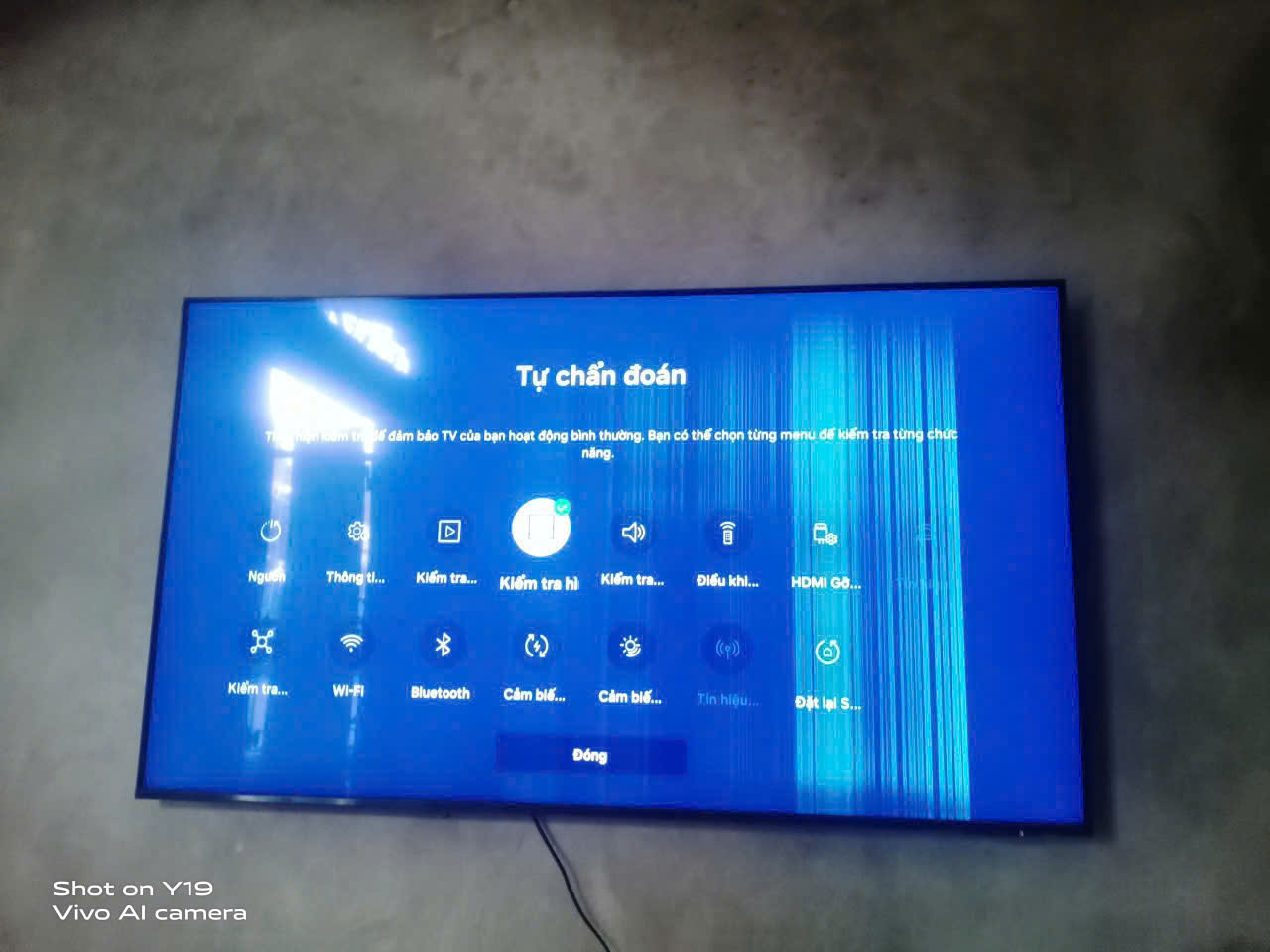 TIVI SAMSUNG BỊ SỌC DỌC MÀN HÌNH