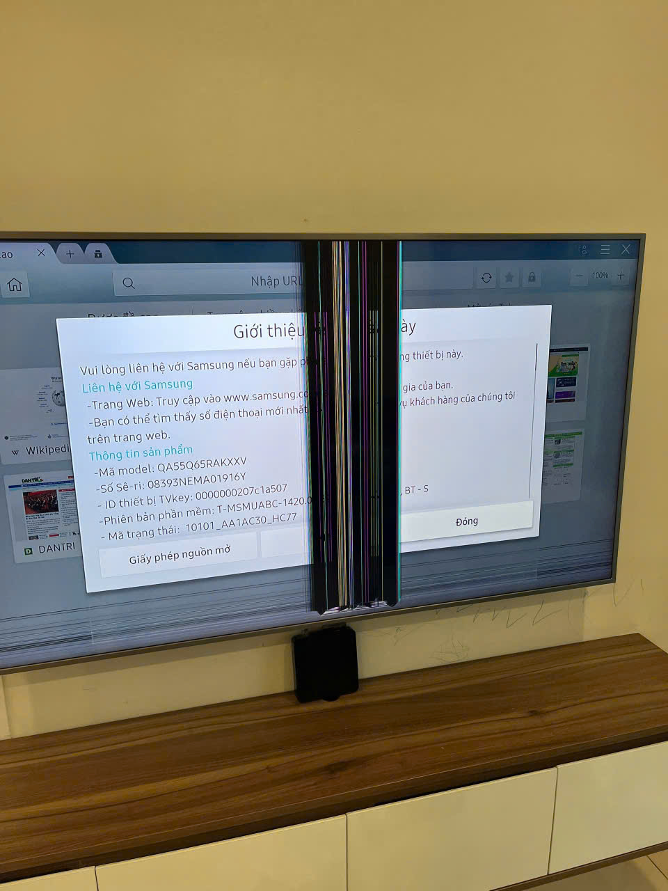Tivi Samsung Bị Vỡ Màn Hình