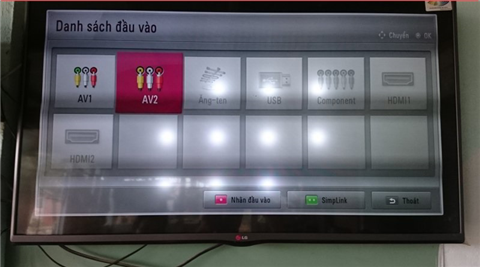 Tivi ASANZO Bị Đốm Sáng