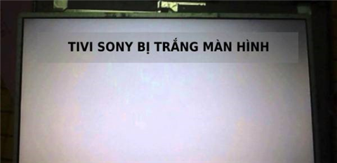 Tivi Bị Trắng Màn Hình Là Bị Gì?