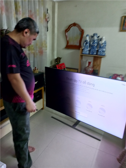 Tivi Samsung Bị Tối 1 Nửa Màn Hình