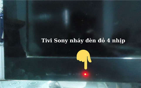 Tivi Sony Hiện Đèn Đỏ Nhấp Nháy