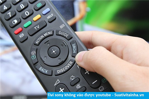 Tivi sony không vào được youtube