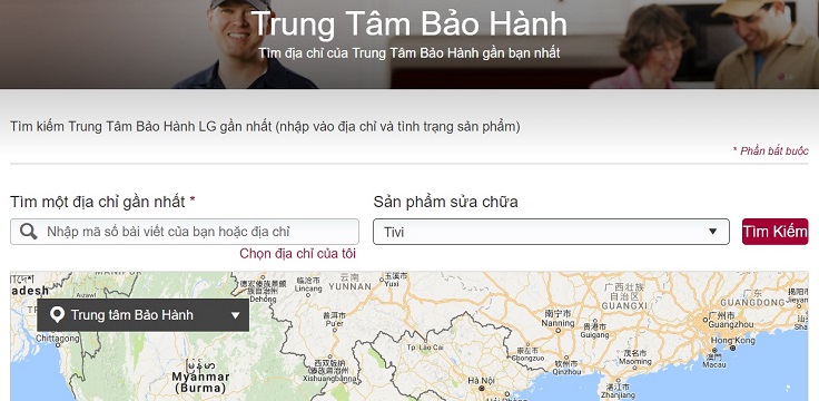 Địa chỉ bảo hành tivi LG tại Hà Nội