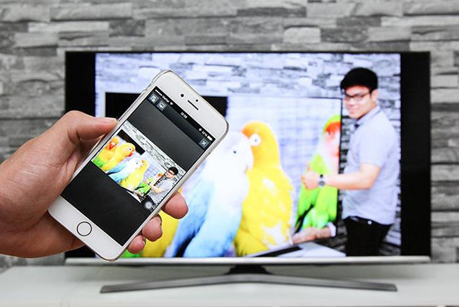 Cách phát video từ điện thoại lên tivi Samsung bằng AirPlay